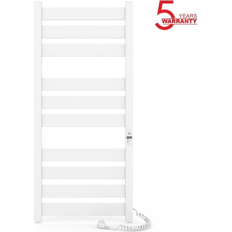Toallero eléctrico GEFEST PREMIUM 500x1200 con temporizador ECO, 380W, Blanco (1/5)