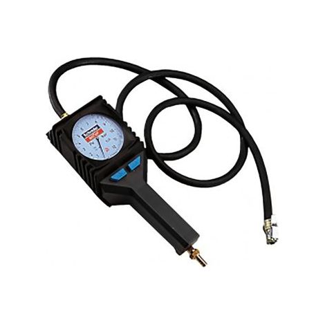 Facom – Gonfleur pour pneus 0-174psi – Embout de gonflage en acier – Résistance élevée aux chocs – Pour usage pro et semi-pro (1/2)