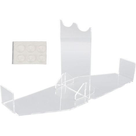 Support d'épée laser en acrylique transparent, présentoir de bureau pour sabre laser avec socle antidérapant, étagère de rangement pour dagues et baguettes.