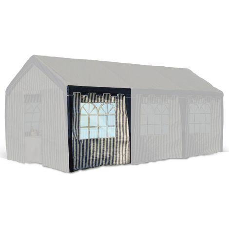 Terre Jardin – Mur fenêtre tente de réception 2 x 2 m – Toile déperlante en polyéthylène – Fixation par scratchs et œillets – Idéal pour chapiteaux (1/5)