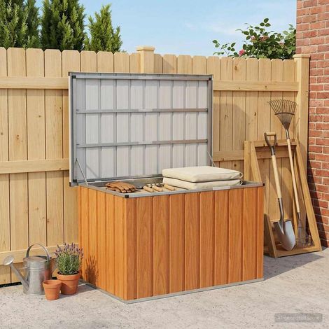 vidaXL Scatola di Stoccaggio Esterno legno 109 x 67 x 65 cm
