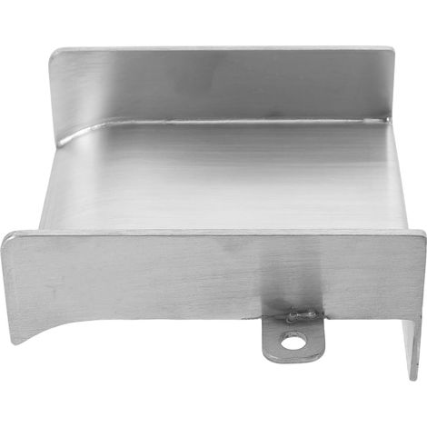 Déversoir en Acier Inoxydable 10 X 10 Cm pour Cascade de Bassin Soi-même, Sortie d'eau pour Fontaine de Jardin Extérieur, Déversoir Moderne pour Cascade de Rocaille, Jet (1/5)