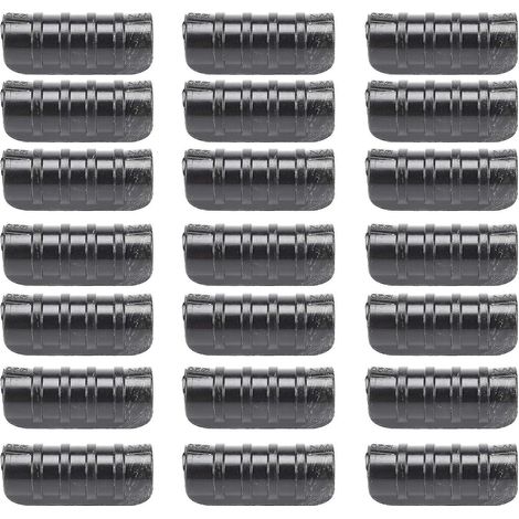 Kit de 50 pièces de fixation pour film plastique noir pour serre, comprenant tubes, cadres, clips et connecteurs (outil de jardinage 2). (1/5)
