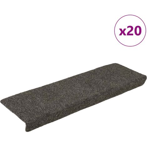 Maison Exclusive - Tappetini per scale autoadesivi 20 pz 65x21x4 cm Antracite (1/5)