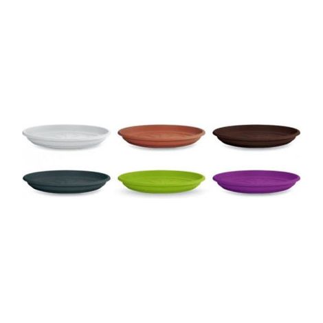 PLATO BASE MACETA 16CM BLANCO