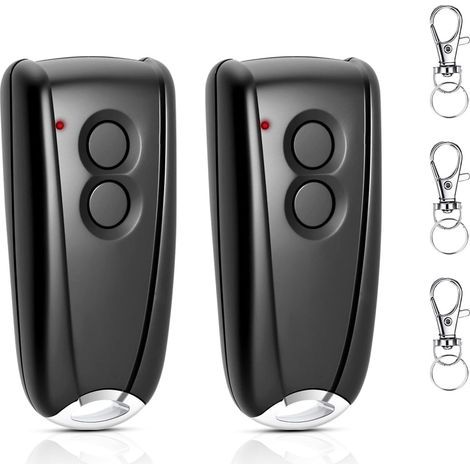 Télécommande de porte de garage pour EcoStar RSC2-433 RSE2-433 RSZ1-433 pour Hormann EcoStar Liftronic/TUBAUTO EuroPro 500/700/800 Portronic D2500/D5000/S4000 (2 PCS-2)