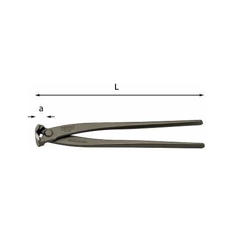 USAG 199 Tenaglia per cementisti ferraiolo muratore PROFESSIONALE 225 mm
