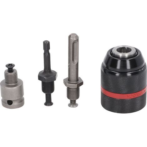 Self-tightening drill chuck for handheld electric drills, 1/2-20UNF mounting power tool parts accessories (1/5)
