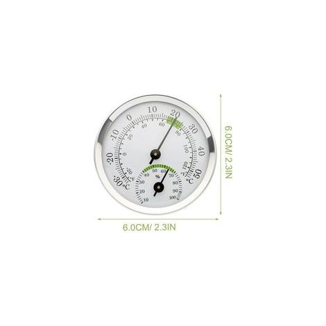 Hygromètre Thermomètre Température Intérieure Capteur D'humidité Moniteur Détecteur Mesures pour Maison Garage Serre Serre Cave à Vin (1/4)