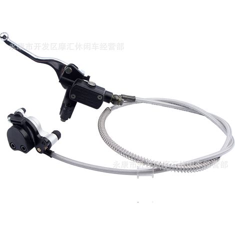Accessoires pour mini-motos 47/49 cm³ : ensemble étrier de frein à disque hydraulique arrière pour voiture de sport tout-terrain et voiture de sport, pompe supérieure et inférieure (1/4)