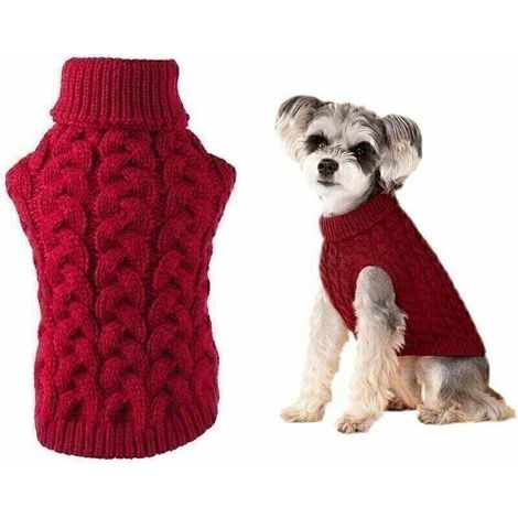 Suéter para mascotas GABRIELLE, suéteres cálidos para perros, ropa para gatos, suéter para perros, ropa para perros, suéter para perros pequeños, ropa para perros pequeños, suéter para cachorros y gat