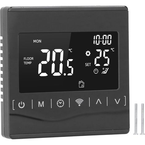 Thermostat Intelligent WiFi pour Chauffage au Sol Électrique, Contrôle Vocal, 85V-265V (1/5)