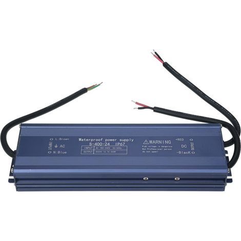 Adaptateur de transformateur d'alimentation, interrupteur de pilote LED IP67, sortie de tension constante pour bande lumineuse, boîte à lumière extérieure, panneau (1/5)