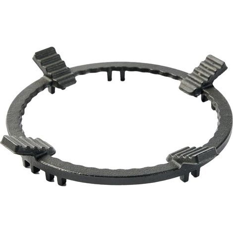 Anneau de support de wok en fonte, support de wok antidérapant, support de poêle rond de 8,3 pouces pour cuisinière à gaz (1/4)