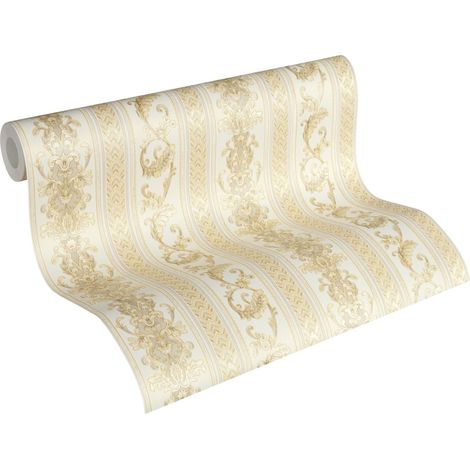 A.S. Creation Concerto 3 335473 Vliestapete Barockoptik 0.53 m x 10.05 m Cremefarbend (1/5)