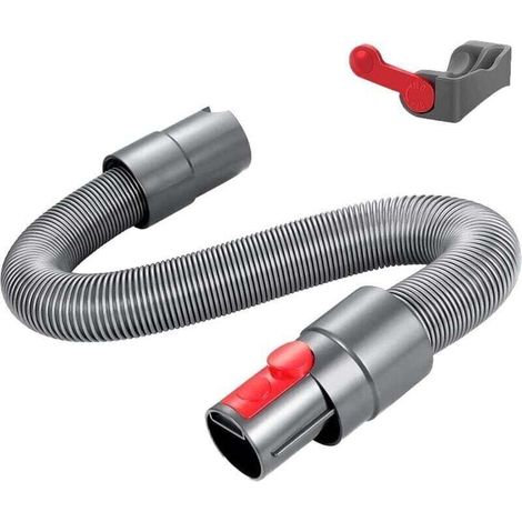 Tuyau flexible pour aspirateur Dyson V15 V11 V10 V8 V7 Series, Kit d'accessoires pour Dyson V15 V11 V10 V8 V7 Tuyau extension & bouton fixation (1/5)