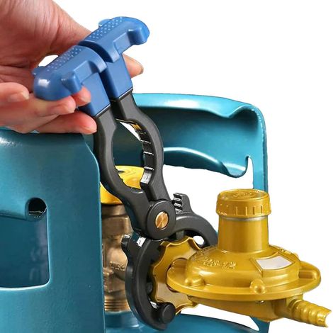Rilascio del serbatoio Chiave multifunzionale speciale per valvole Chiave a gas ergonomica con impugnatura antiscivolo per bottiglie di vino, valvole, esterni (1/5)