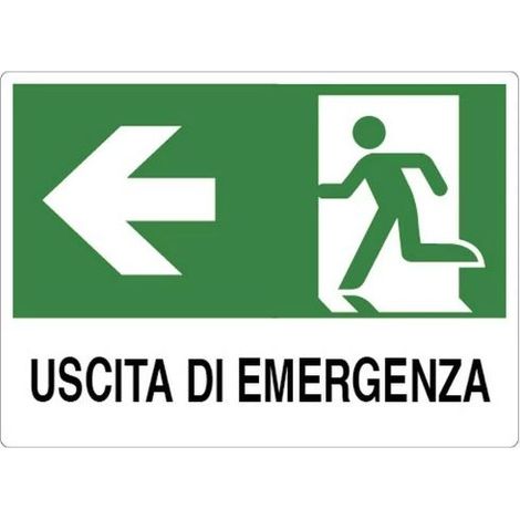 CARTELLI USCITA DI EMERGENZA C