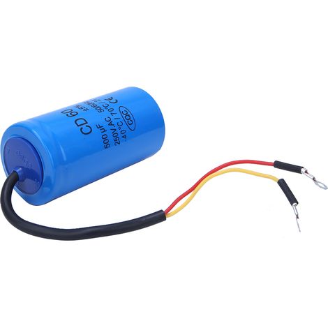 Condensateur de démarrage CD60 250 V CA 500 µF -40 °C 70 °C 21 Condensateur antidéflagrant (1/5)