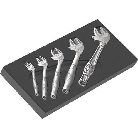 Wera 9732 Inserto de espuma 6004 Joker Set 5 piezas negro/gris (1/2)