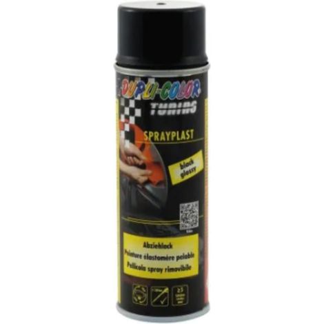 Vernice spray in lamina di gomma Motip Sprayplast Nero Lucido 400ml