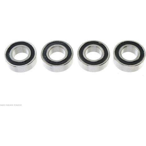 Revtec - Ball Bearing - Chrome Steel - ABEC 3 - Rubber Shielded - 6X12X4 - MR126-2RS - 4 pcs