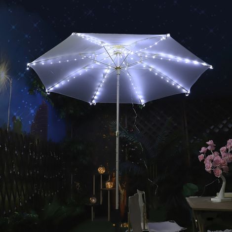 Lumières de Parasol LED Guirlandes en Multicolores Déco Fêtes Tente Cuir (1/4)
