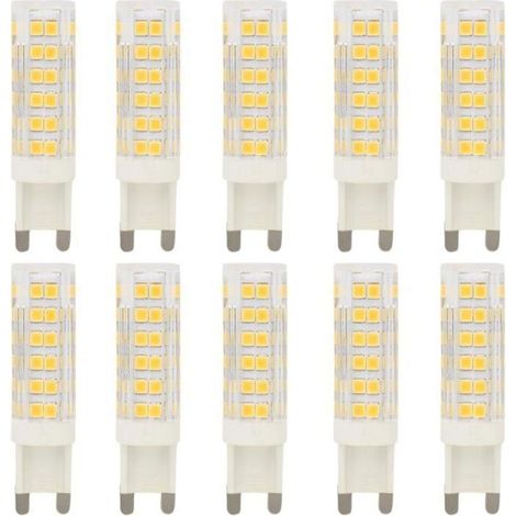 Ampoule LED G9 7W 76 SMD 2835LEDs Blanc Chaud 3000K Haute Illumination AC220-240V (1/4)
