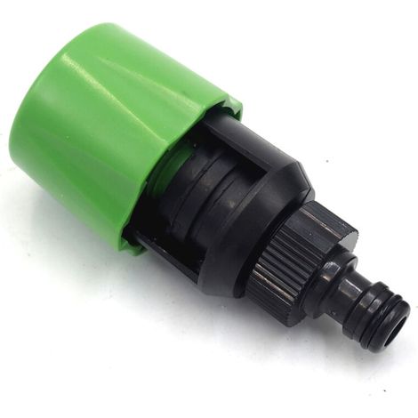 Connecteur d'arrosage de robinet vert 115.55.5cm 1 pcs arrosage cuisine jardin tuyau connecteur adaptateur outil mamelon type connecteur (1/5)