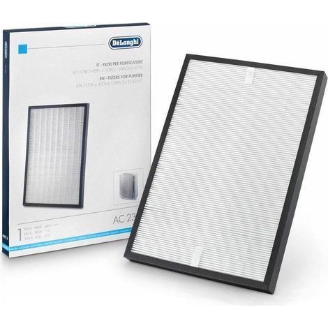 Delonghi - filtro hepa + filtro de carbón ac230 - 5513710021 - 8004399370227 (1/3)