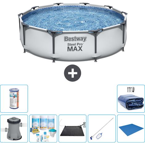 Bestway Piscina Bestway Steel Pro MAX Rotonda - 305x76 cm - 8-pezzi  S21672