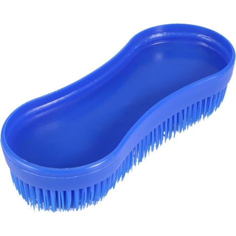 Brosse de nettoyage en silicone pour chevaux, outil de massage équestre professionnel