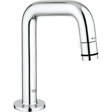 Grohe – Robinet mitigeur de lavabo 20202000 – Finition brillante – Corps en laiton – Installation à poser – Type de déclenchement à poignée (1/5)