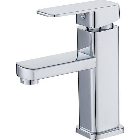 Robinet de lavabo salle de bain robinet d'eau chaude et froide (1/4)
