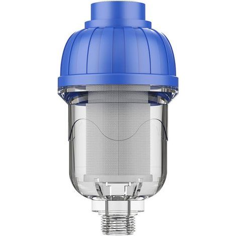 Wiederverwendbarer 1,27 cm Sedimentfilter, rotierender Sedimentfilter, 40 μm 316 Edelstahl-Siebwasserfilter, geeignet für Waschmaschinen und Warmwasserbereiter (1/3)