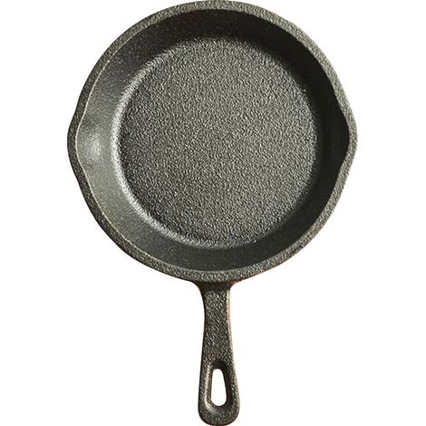 Petite poêle à frire avec poignée en fonte, design antiadhésif, Mini assiette grésillante, œufs pour la maison, taille 10cm (1/5)