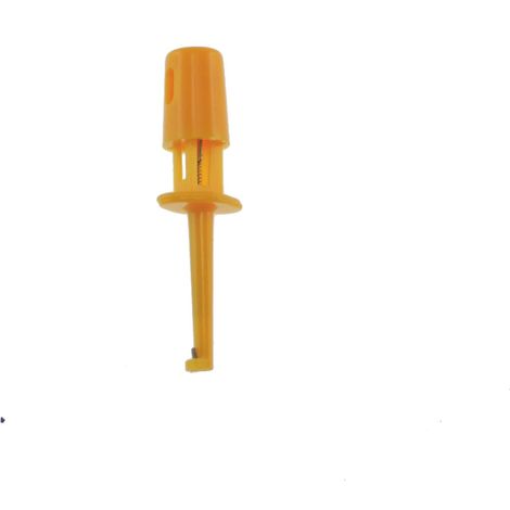 Clips de conexión de cable para sonda de prueba con ganchos simples 4CM COLOR NARANJA