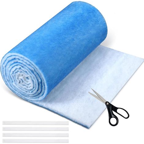 Filtre pour Climatisation Gainable, 30,5 x355cm MERV 8 Triple Filtre à air pour Filtration de Climatisation sol plafond grilles aération CVC, Filtre pour Climatisations avec Scratch Autocollant (1/5)