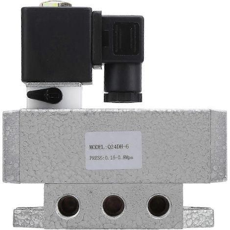 Électrovanne G1/8 po 2 positions 4 voies, commande simple Q24DH6DC24V (1/4)