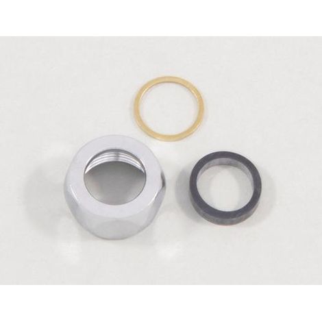IS Überwurfmutter Meloh mit Quetschdichtung d:12mm Chrom