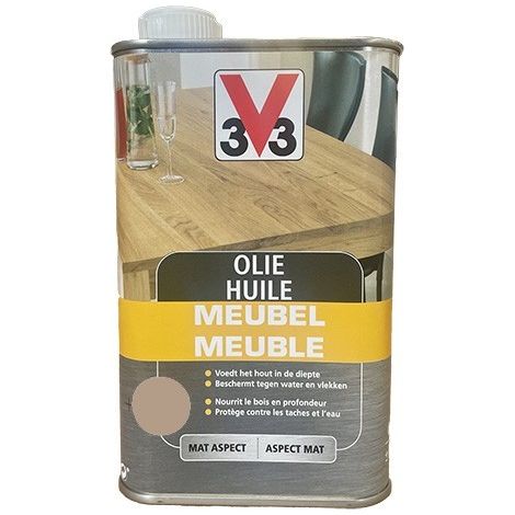 V33 Huile Meuble Déco Smoke 0,5 L (1/2)