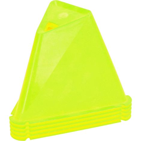 Lot de 5 cônes de signalisation pour l'entraînement au football, résistants et adaptés au roller. (1/5)