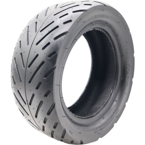 11-inch electric scooter with 90/65-6.5 road tires, thickened tubeless tread profile. (1/4)