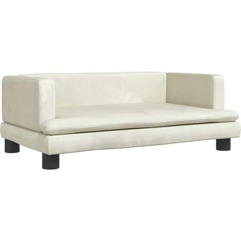 Hundebett Creme 80x45x30 cm Velours
