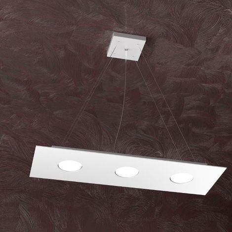 Lampadario moderno top light area 1127 s3 r gx53 led monoemissione metallo sospensione