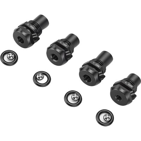 Satz mit 4 Stahlspitzen für Blindnieten 2660 M18 FUEL 1/4" mit Schraubenschlüssel, kompatible Dorngrößen 3/16", 7/32", 1/4", 9/32" (1/5)