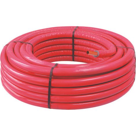 50m Tube PER pré-gainé isolé rouge Ø16 - Somatherm (1/2)