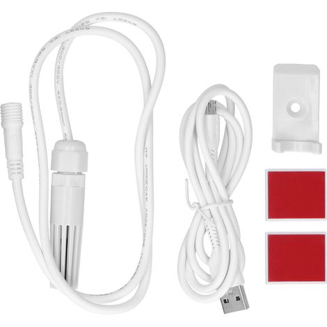Enregistreur de température et d'humidité USB avec capteur externe de température et d'humidité, haute précision, 260 000 enregistrements de données. (1/5)