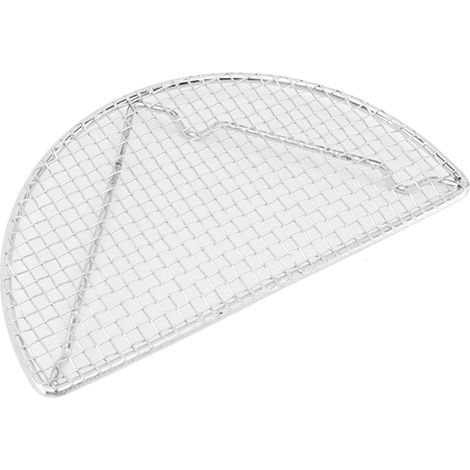 Grille refroidissement pâtisserie acier inoxydable 304 résistant haute température four pour cuisson rôtissage grill demi-cercle 20 cm (1/5)