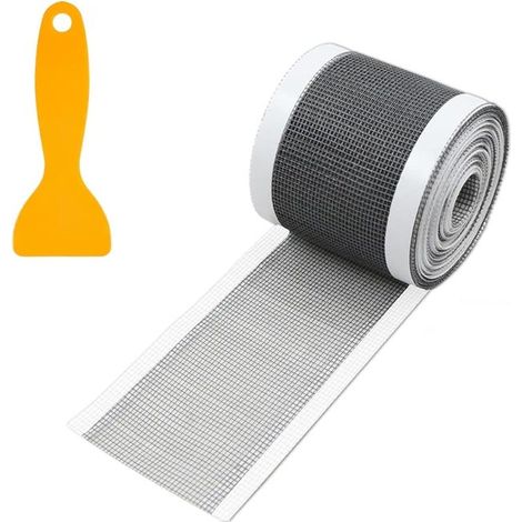 Collecteur de cheveux de douche (adhésif), filtre à cheveux, grille de bonde réutilisable à mailles fines - 7 cm x 10 m (1/5)